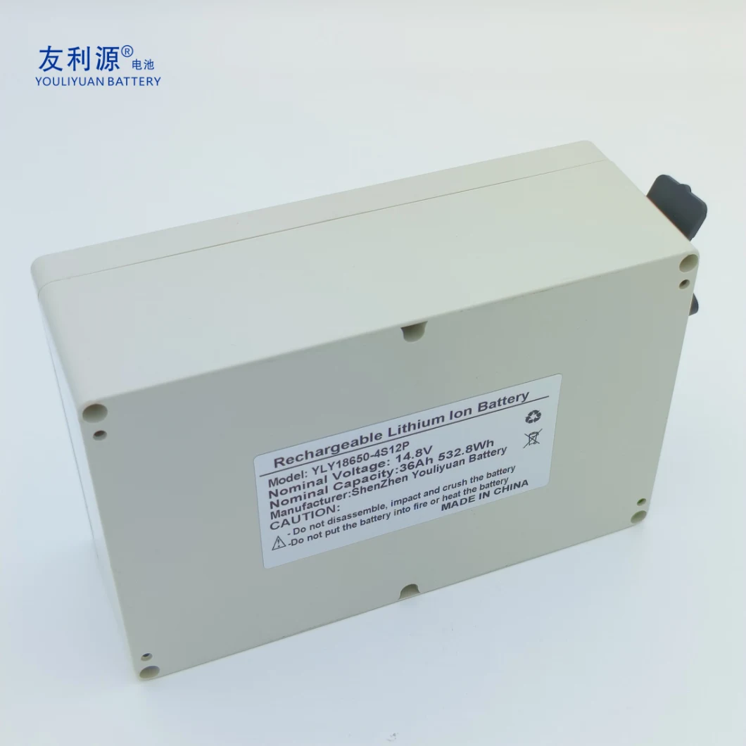 Battery Manufacturer Wholesale 2800mAh 18650 Cell 4s12p 14.8V 36ah EV Engergy Storage System Li-ion Battery with Display Screen