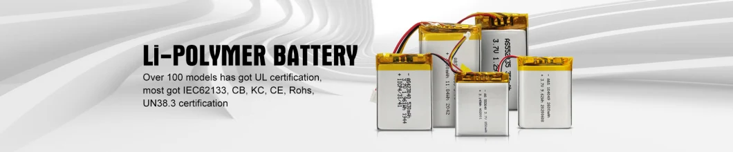 Lipo Battery 535058 Rechargeable Li-Polymer Batteries Lco Cell 3.7V 1600mAh From Factory