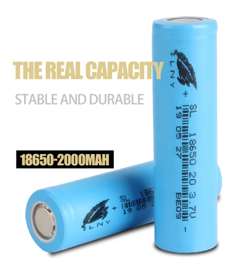 Baterias recarregáveis ​​Original 100% 18650 Bateria de lítio Célula de bateria Li-ion 3.7V 2000mAh Capacidade Célula de bateria