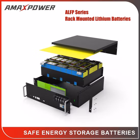 Bateria de lítio recarregável LiFePO4 48V 51,2V 100ah 150ah 200ah Bateria de íon de lítio Bateria de rack de bateria solar para sistemas de energia Estação base UPS